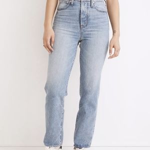 NWT Madewell The Curvy Perfect Vintage Straight Jean in Seyland Wash size 30